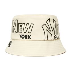 Mũ MLB Bucket New York Yankees 3AHT0201N-50CRS Màu Kem Size 59