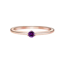 Nhẫn Nữ Pandora Purple Solitaire Ring Đính Pha Lê Màu Tím Size 52