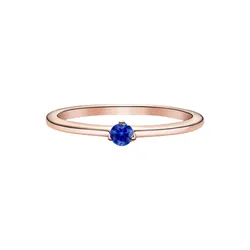 Nhẫn Pandora Stellar Blue Solitaire Ring Đính Pha Lê 189259C04 Màu Xanh Navy