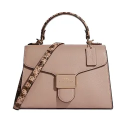 Túi Đeo Chéo Coach Pepper Satchel Handbag Màu Hồng