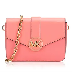 Túi Đeo Chéo Michael Kors MK Carmen Medium Convertible Shoulder Bag Grapefruit Màu Hồng