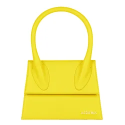 Túi Xách Jacquemus Le Grand Chiquito Large Leather Handbag 213BA003-3061 250 Size 22 Màu Vàng