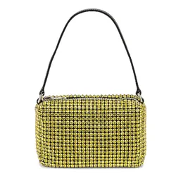 Túi Xách Tay Alexander Wang Heiress Medium Pouch Bag In Yellow Màu Vàng