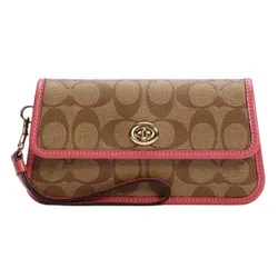 Ví Nữ Coach Originals Wristlet In Signature Canvas Phối Màu