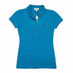 Áo Polo Burberry Topaz Blue Màu Xanh Da Trời