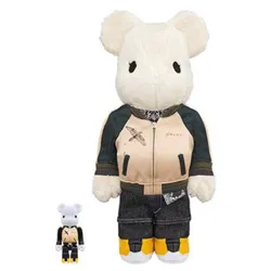 Đồ Chơi Mô Hình Bearbrick Sacai X Dr.Woo Phối Màu Size 100% + 400%
