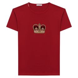 Áo Phông Dolce & Gabbana D&G L4JT6S G7VJS Màu Đỏ Đậm