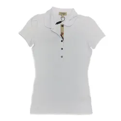 Áo Polo Burberry Nữ Màu Trắng