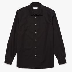 Áo Sơ Mi Lacoste Men's Regular Fit Premium Cotton Poplin Shirt Màu Đen Size 41