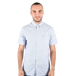 Áo Sơ Mi Lacoste Men's Striped Shirt Regular Fit Xanh Kẻ Size 38