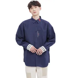 Áo Sơ Mi Romantic Crown Signature Club Shirt Navy Màu Xanh Navy