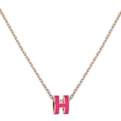 HERMES Metal Pop H Necklace Orange Gold – Brand Off Hong Kong Online Store