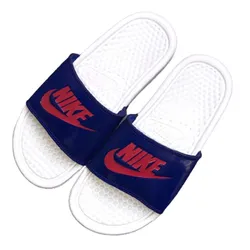 Dép Nike W Benassi Jdi White University Red Royal Blue Màu Xanh Dương