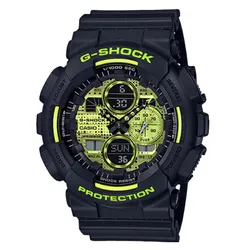 Đồng Hồ Nam Casio Analog-Digital G Shock GA-140DC-1A Màu Đen