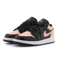 Giày Thể Thao Nike Air Jordan 1 Low Crimson Tint GS 553560-034 Màu Hồng Đen Size 38