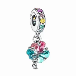 Hạt Vòng Charm Pandora Togetherness Tree Murano Glass Dangle 790768C01 Phối Màu