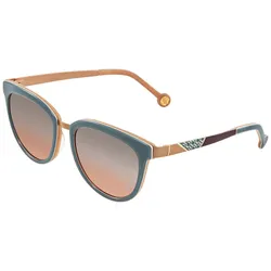 Kính Mát Carolina Herrera Brown Mirror Cat Eye Ladies Sunglasses SHE748 9NCX 52 Màu Nâu