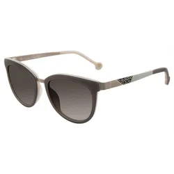 Kính Mát Carolina Herrera Grey Gradient Cat Eye Ladies Sunglasses SHE748 09AL 52 Màu Xám