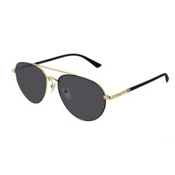 Kính Mát Gucci Grey Aviator Men's Sunglasses GG0388S 006 56 Màu Xám