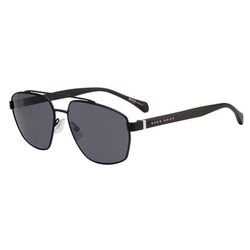 Kính Mát Hugo Boss Grey Geometric Men's Sunglasses Boss 1118/S 0003/IR 61 Màu Xám