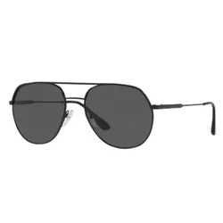 Kính Mát Prada Grey Aviator Unisex Sunglasses PR 55US 1AB5S0 57 Màu Xám