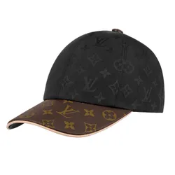 Shop Louis Vuitton 2024 SS Monogram Jacquard Denim Cap (M77437) by