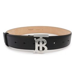 Thắt Lưng Nữ Burberry TB Monogram Buckle Leather Belt 8046541 Màu Đen