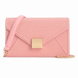 Túi Đeo Chéo Pedro Lizard-Effect Leather Shoulder Bag Pink 36500003 Màu Hồng
