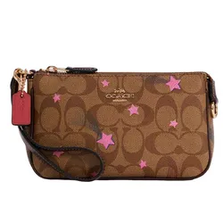 Túi Xách Tay Coach Nolita 19 In Signature Canvas With Disco Star Print Màu Nâu