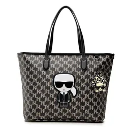 Túi Xách Karl Lagerfeld K / Ikonik Monogram Tote Black Màu Đen