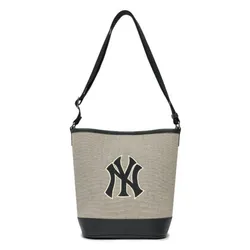 Túi Xách MLB Basic Big Logo Canvas Bucket Bag 3ABMS072N-50BKS Màu Đen
