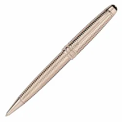 Bút Bi Montblanc Meisterstuck Geometry Solitaire Champagne Gold Midsize MB118103 Màu Vàng Nhạt