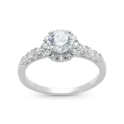 Nhẫn Huy Thanh Jewelry NDINO 131- 14K - Đá Cubic Zirconia Màu Bạc