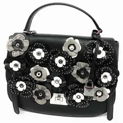 Túi Đeo Chéo Michael Kors MK Cassie Large TH Satchel Leather Handbag Bag Black/floral 35S9ST6S3T Màu Đen