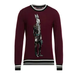 Áo Len Nam Dolce & Gabbana D&G For Men Màu Đỏ Booc Đô Size M