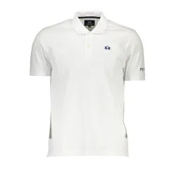 Áo Polo Nam La Martina Thêu Tay và Logo Ngực Nhỏ Màu Trắng Size L