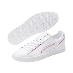 Giày Thể Thao Puma Clyde Stitch Màu Trắng Size 40.5