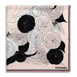 Khăn Quàng Cổ Chanel Scarf Màu Hồng Nhạt