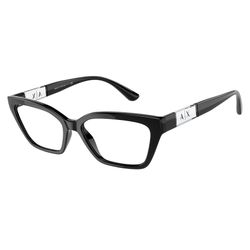 Kính Mắt Cận Armani Exchange Women's Sunglasses Black Demo Lens Plastic Plastic 0AX3092F_815854.C Màu Đen