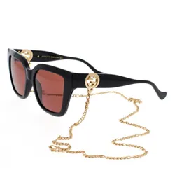 Kính Mát Gucci GG1023S 005 Square Sunglasses Màu Nâu Đen