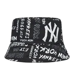 Mũ MLB Bucket Hat 3AHT0521N-50BKS Màu Đen Size 57