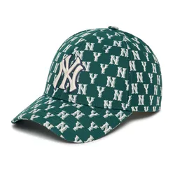 Mũ MLB Monogram New York Yankees 3ACPFF02N-50GND Màu Xanh Green