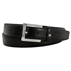 Thắt Lưng MontBlanc Classic Line Black Leather Men's Belt 11713400 Màu Đen
