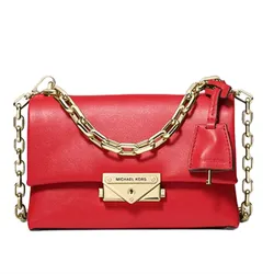 Túi Đeo Chéo Michael Kors MK Cece Extra-Small Leather Crossbody Bag 32S9G0EC0L Màu Đỏ Size 18