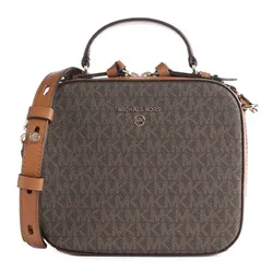 Túi Đeo Chéo Michael Kors MK Jet Set Charm Crossbody Bag Synthetic Dark Brown 32T0GT9C8B-252 Màu Nâu Đậm