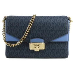 Túi Đeo Chéo Nữ Michael Kors MK Kinsley 35H9GYKF2B Màu Xanh Đen