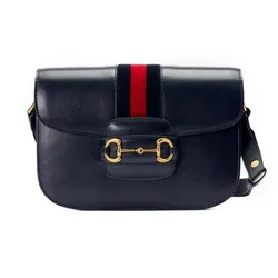 Túi Đeo Vai Gucci 1955 Horsebit Shoulder Bag 602204OYALG8497 Màu Xanh Navy