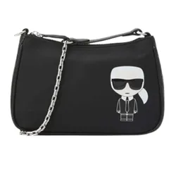Túi Đeo Vai Karl Lagerfeld Exclusive Sustainable Ikonik Mono Màu Đen