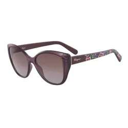 Kính Mát Salvatore Ferragam Grey Cat Eye Ladies Sunglasses SF912S 606 56 Màu Xám