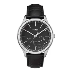 Đồng Hồ Nam Timex IQ+ Quartz Black Dial Men's Watch TW2P93200 Màu Đen